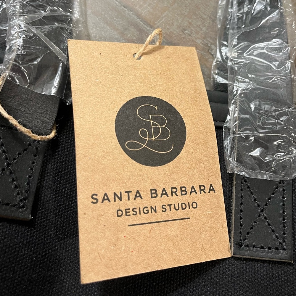 Santa Barbara Design Studio Black Holiday Mini Canvas Tote Bag, Santa’s Favorite - Picture 4 of 8